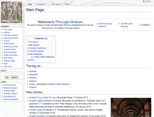 Tablet Screenshot of logicmuseum.com